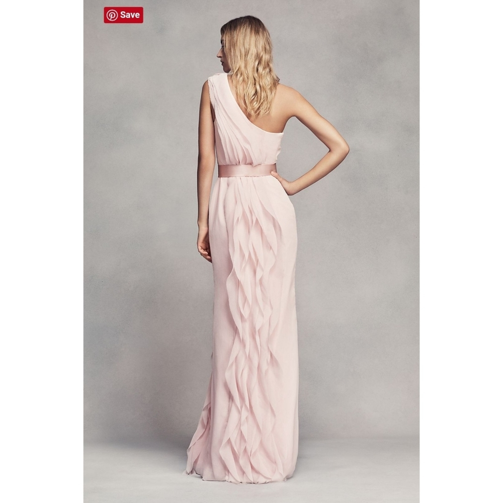Vera wang long chiffon dress - Picture 2 of 6